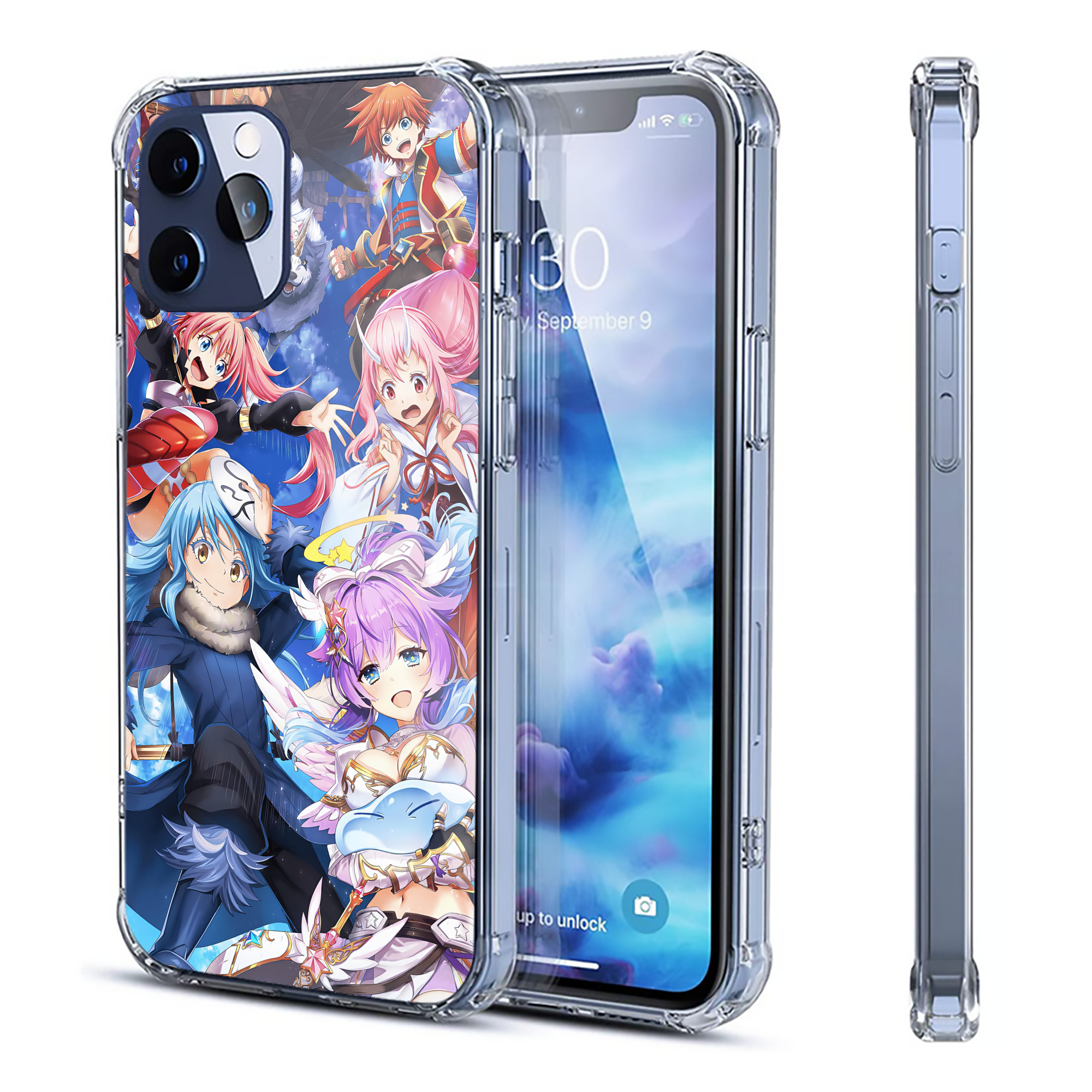 （画像用） 転スラ Regarding Reincarnated to Slime 【iPhone 12シリーズ対応】透明スマホケース（クリアソフトケース）
